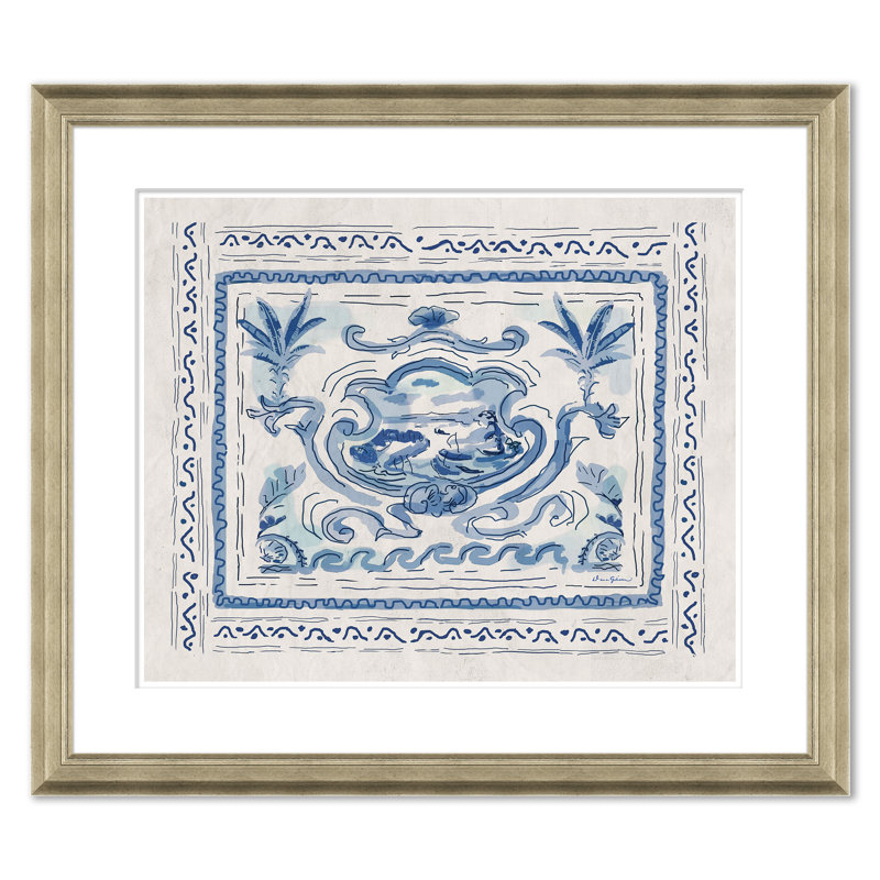 Pline Toile Harbor par Dana Gibson - impression encadrée