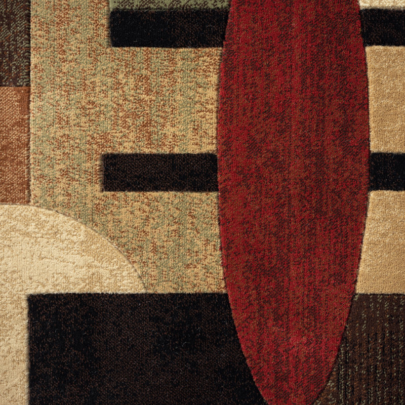 Saidey Geometric Indoor Rug, Rectangle 6'1" x 9'10"