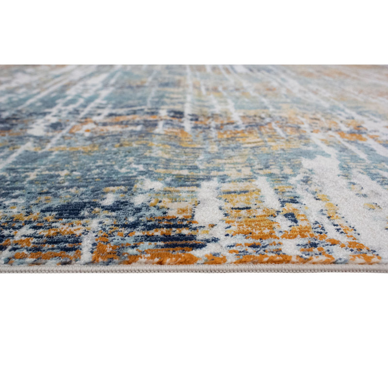 Blazek Abstract Indoor Rug, Rectangle 8'7" x 11'10"