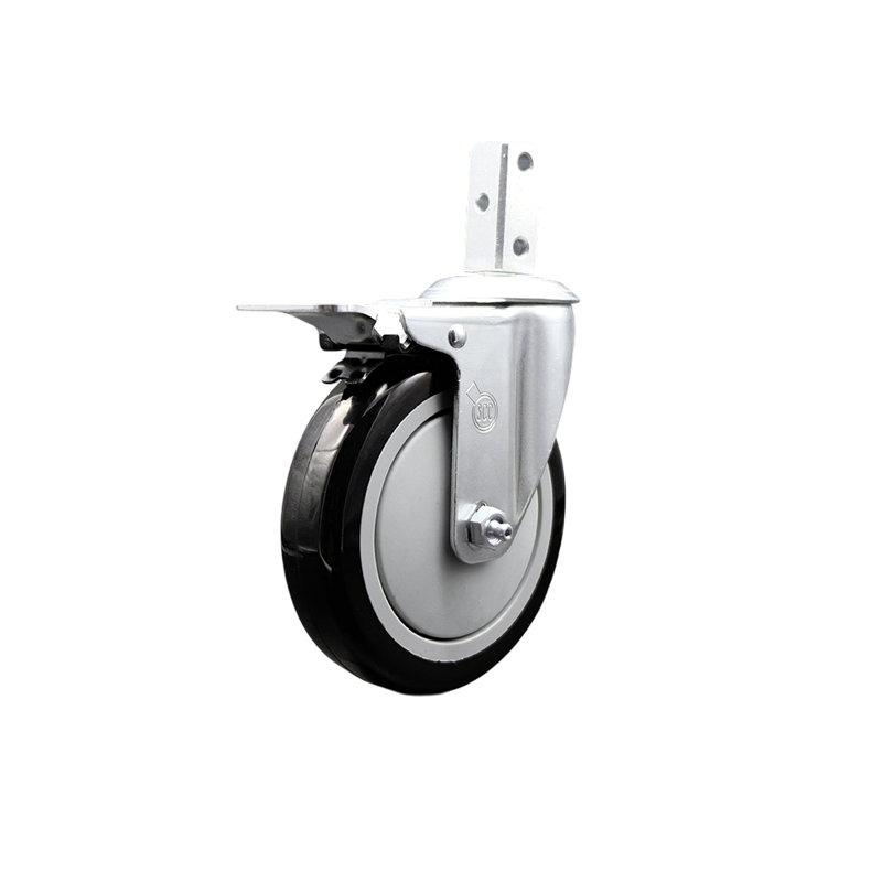 Roulettes pivotantes Poly, Noir