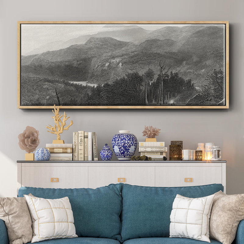 The Smoky Mountains - Toile encadrée, H 8 po x l 20 po