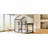 Twin Over Twin Wood Bunk Bed With Tent, Espresso