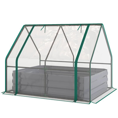 2-in-1 Raised Planter Greenhouse,Raised Garden Bed,Planter Raised Bed