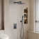 1-Spray Patterns 9.8 In. Dual Fixed And Handheld Shower Head With 1.8 GPM In Oil-Rubbed Bronze