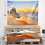 Bord de mer, magnifique lever de soleil sur la plage, tapisserie Tathra-28507573