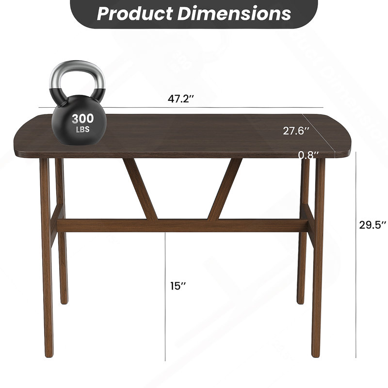Table de salle à manger rectangulaire pour la famille et les amis, avec une structure robuste et une conception réfléchie, convenant à diverses occasions