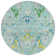 Machine Washable Indoor/Outdoor Xhevrie Teal Rug