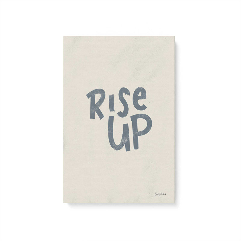 «Rise Up», reproduction sur toile, Toile tendue, H 48 po x l 32 po x P 1,25 po