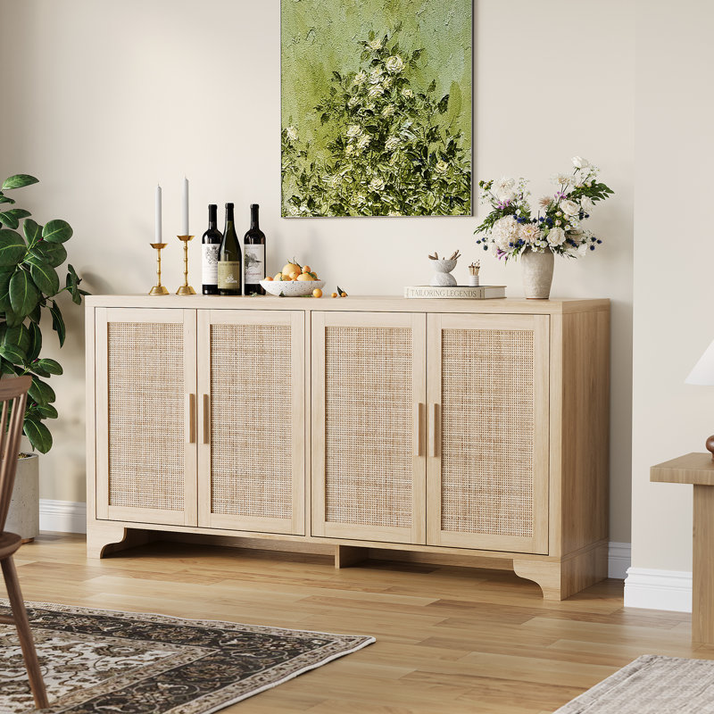  Buffet à 4 portes Modern Boho