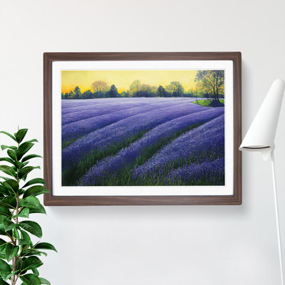 Glorious Bluebell Field - Framed Print