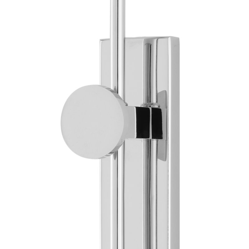 Satire LED Plug-in Swing Arm Sconce, Polished Nickel