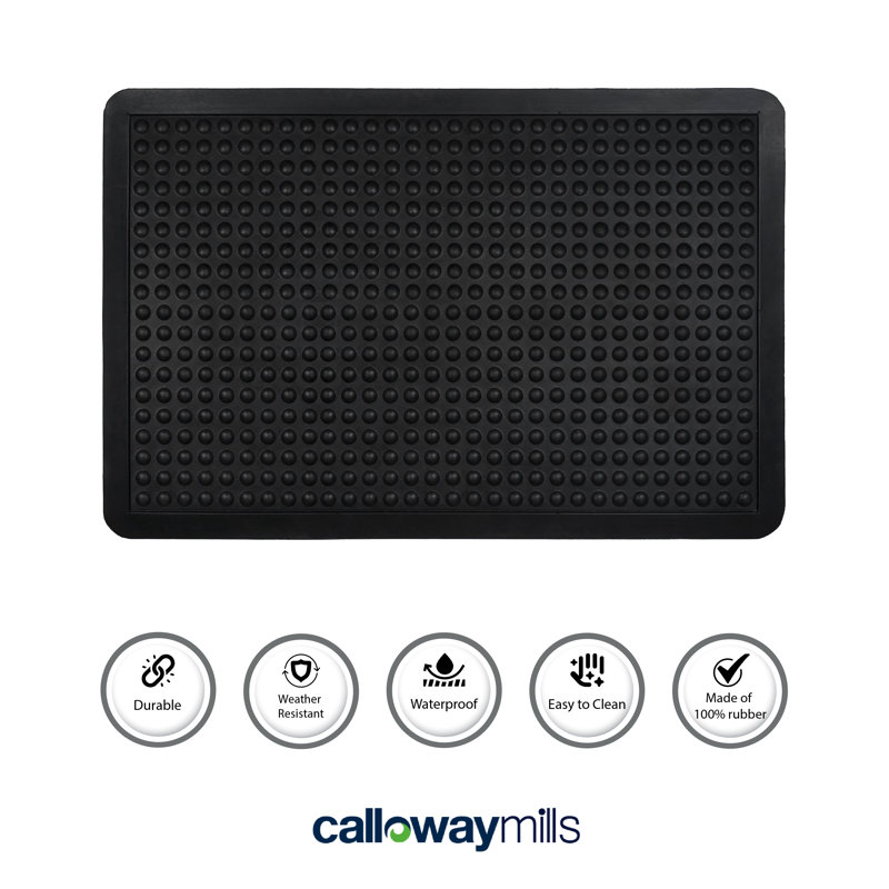 Tapis en caoutchouc Bubble, L 36 po x L 48 po