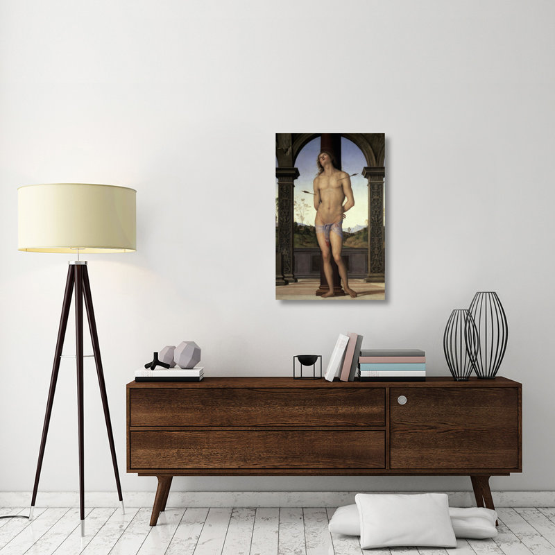 " St. Sebastian ", 36" H x 24" W x 2" D