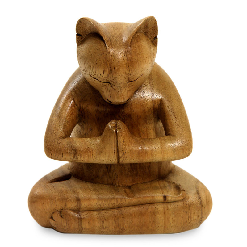Sculpture en bois sculptée à la main NOVICA