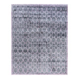Overdyed One-of-a-Kind Rectangle 8'2" X 10'1" Hand Knotted Area Rug