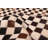 Cowhide Patchwork Brown, Ivory Rug 6'6" x 6'6"