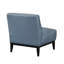 Coussin de chaise rembourré en cuir avec dossier en bois massif-1104976738