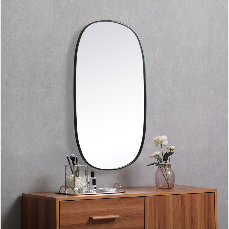 Miroir Bertin, Noir, noir, noir, noir, 48 po x 30 po 