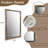 Rustic Rectangle Distressed Wood Wall Mirror