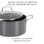 Batterie de cuisine antiadhésive en aluminium 10 pièces Martha Stewart-50843269