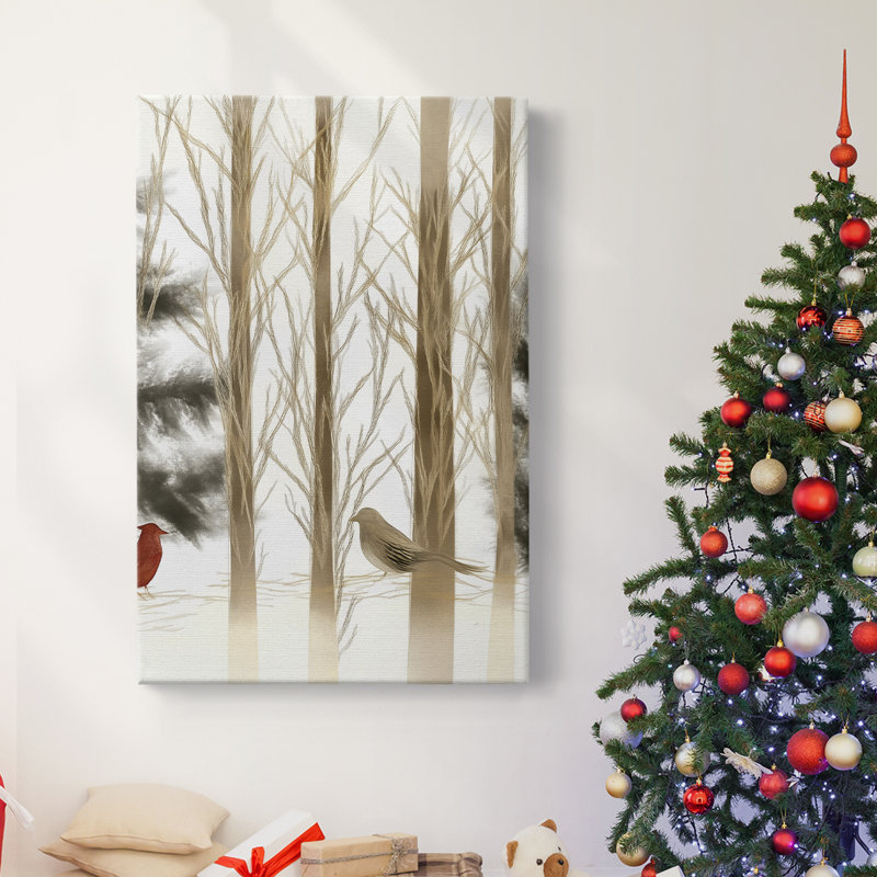 Art des Fêtes de Noël - Toile tendue avec châssis CCVIV, H 36 po x l 24 po