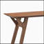 Table d'entrée étroite 59,06 pouces avec pieds en bois massif Waterhouse-1280369088