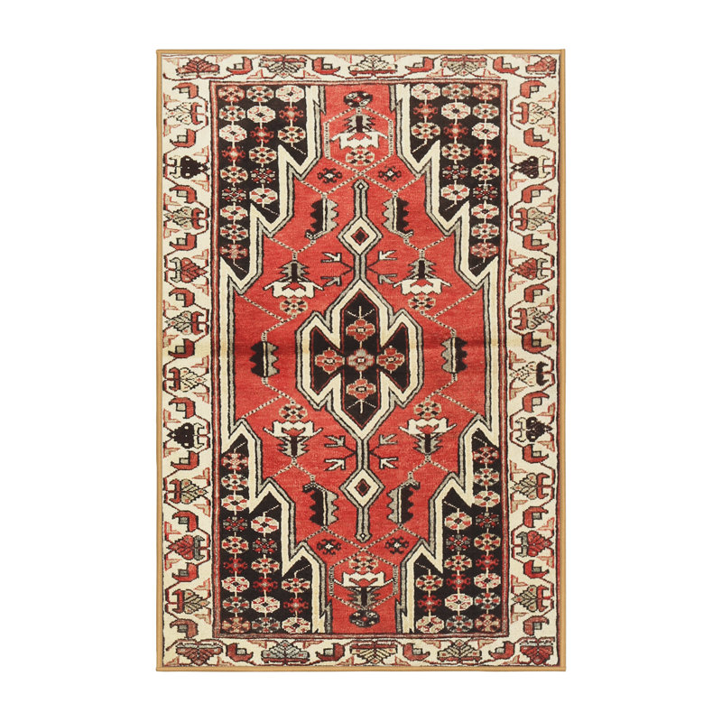 Tapis rouge à motif sud-ouest, Rectangle 2 pi x 4 pi