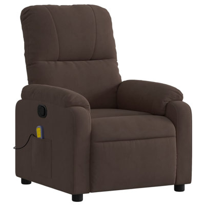 Massage Recliner Chair with 6-Point Vibration Massage, Adjustable Microfiber Rocker
