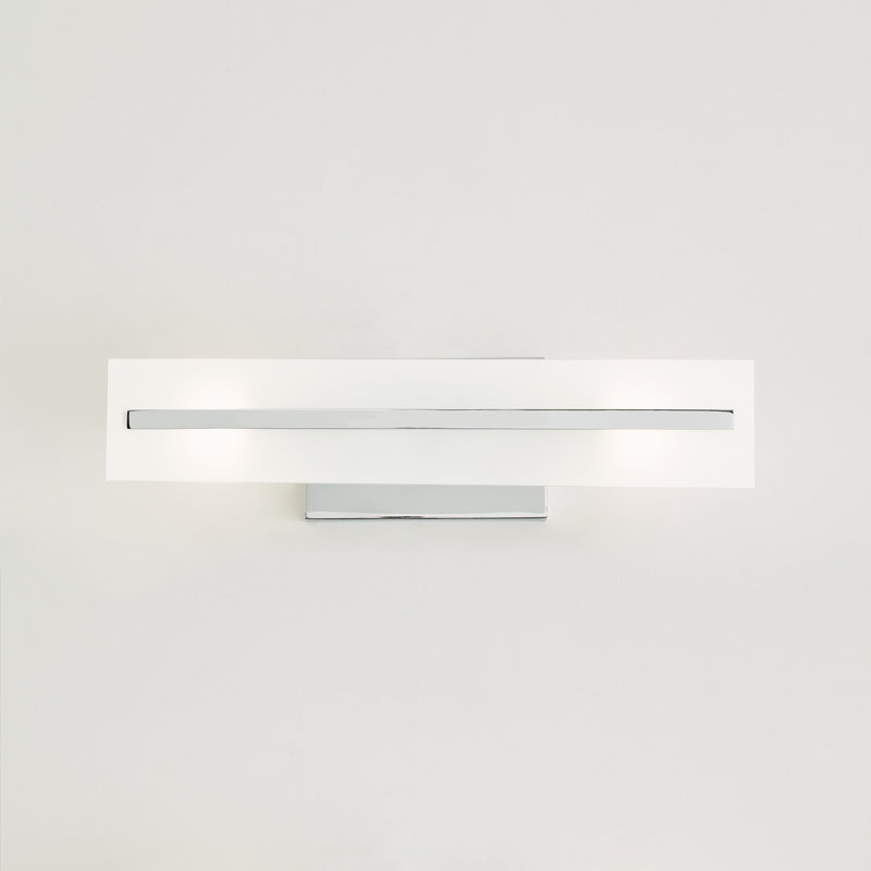2 - Light Dimmable Vanity Light, Chrome