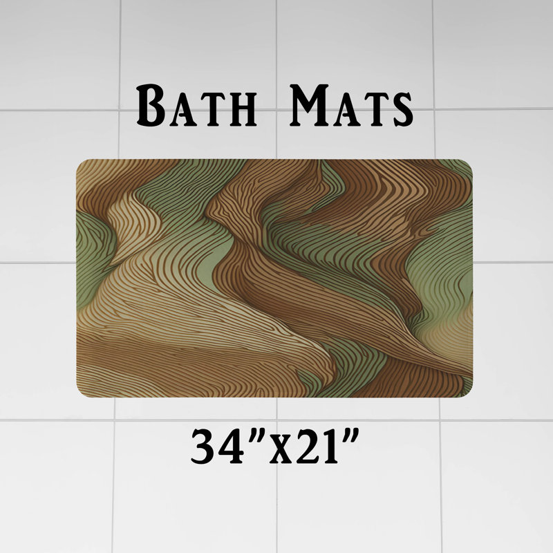 Rideau de douche à motif abstrait sahira, H 72 po x l 70 po