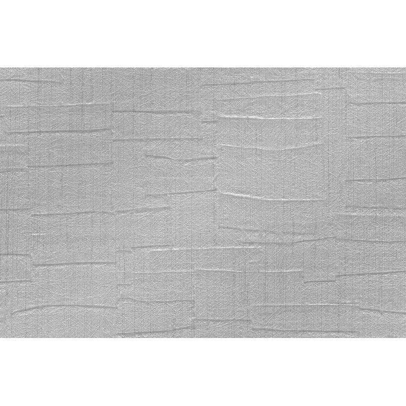 Rouleau de papier peint texturé en soie 27 pi x 27 po Bhavin, Gris