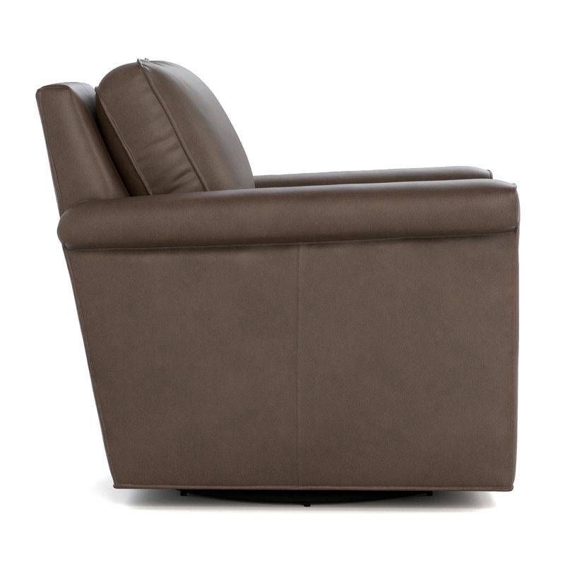 Belleville Swivel Swivel Chair, Alameda Cork Genuine Leather