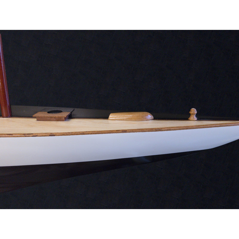 Décoration murale demi-coque modèle bateau fait main trèfle