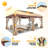 12X20 Heavy Duty Outdoor Patio Gazebo with Mosquito Netting and Curtains, Canopy Tent Deck Gazebo with Double Roofs and Metal Steel Frame for Party, Backyard, Deck, Garden-113581778