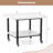15'' H x 19'' W Printer Stand with Wheels