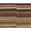 Gabbeh Wool Striped Area Rug in Orange/Dark Brown/Green/Beige-124928111