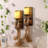Wall Lamp Candle Holder Black Wall Mounted