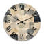 Horloge murale en bois surdimensionnée rétro-1779513678