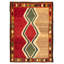 Tapis rouge Kashkuli Gabbeh 3 pi 5 po x 4 pi 11 po