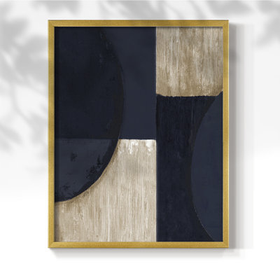Reproduction encadrée marine reflets - bois massif