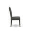 Ensemble de 9 pièces de coin-repas rectangulaire avec un magnifique plateau de table en ciment et 8 chaises parsons rembourrées Shitake foncé avec têtes de clous et dossier haut de style, finition noire brossée-912400021