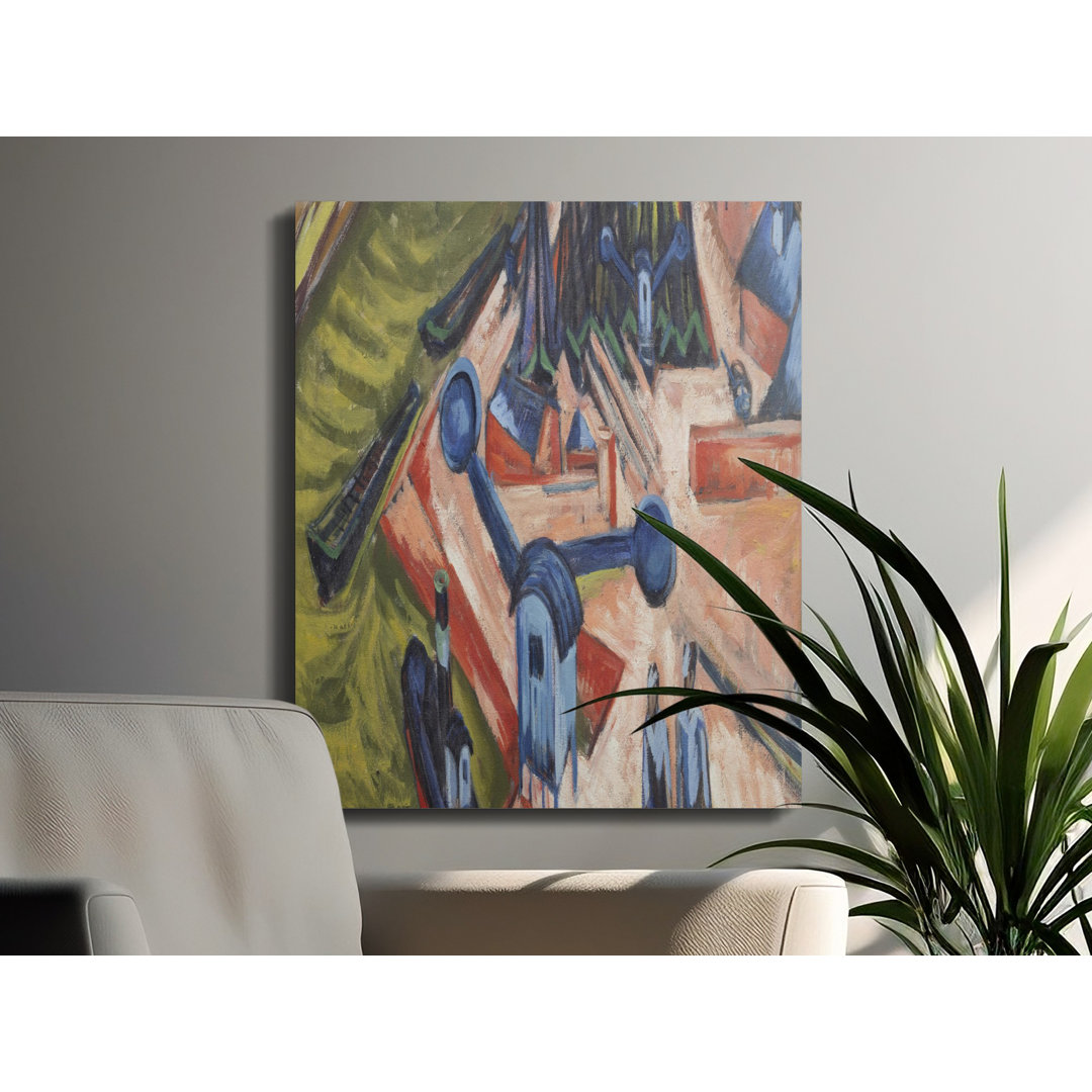 Bold Urban Expressionist Canvas Wall Art