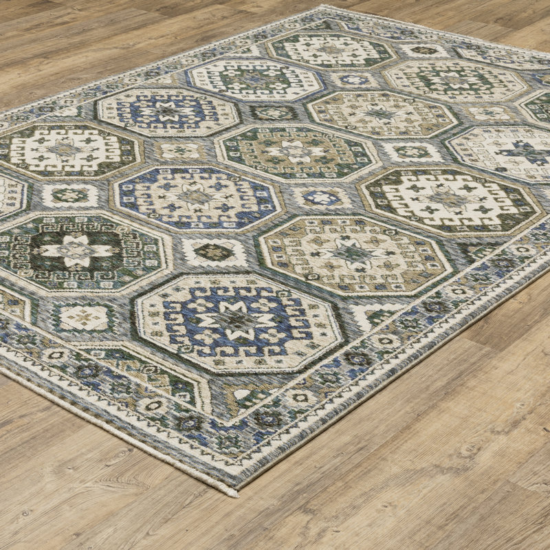 Suhaan Oriental Indoor Rug, Rectangle 6'7" x 9'6"