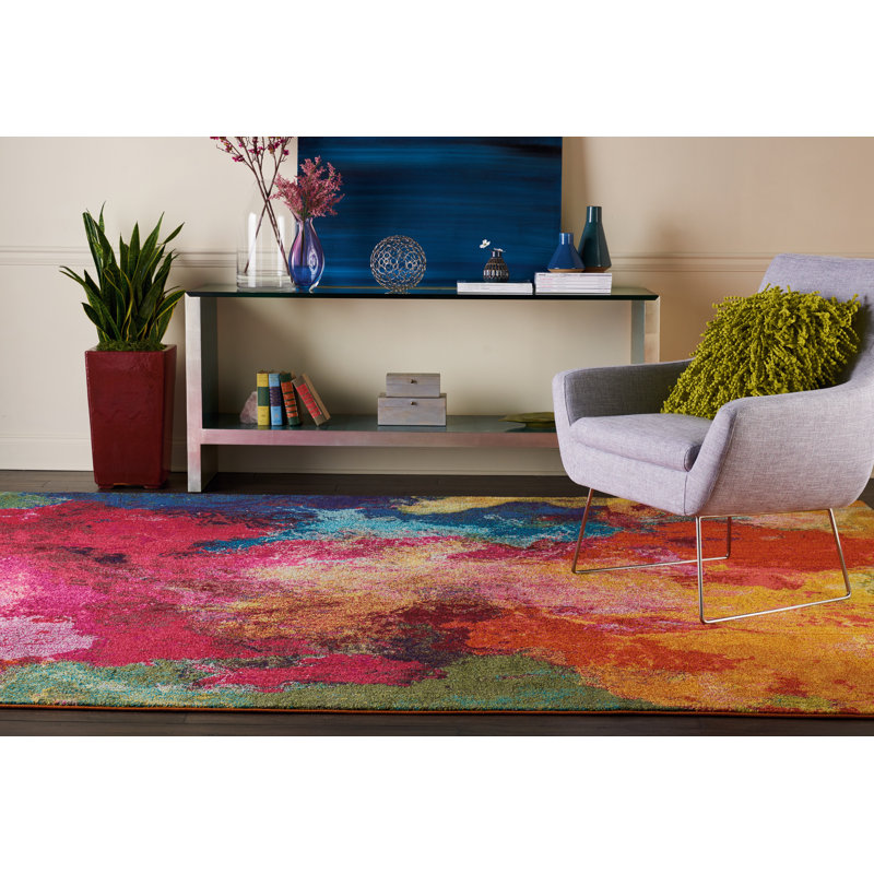 Bourgeois Abstract Area Rug, Rectangle 160cm x 221cm