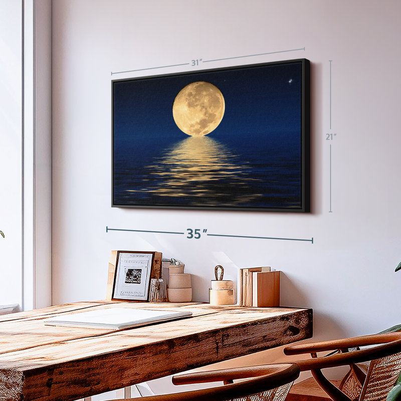 Moon Light Canvas Print, 21" H x 31" W