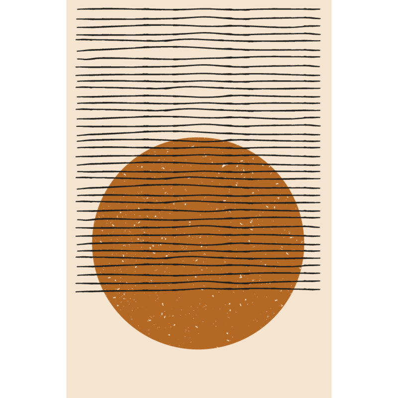 Boho - Wrapped Canvas Print, 46cm H x 30cm W x 3.8cm D