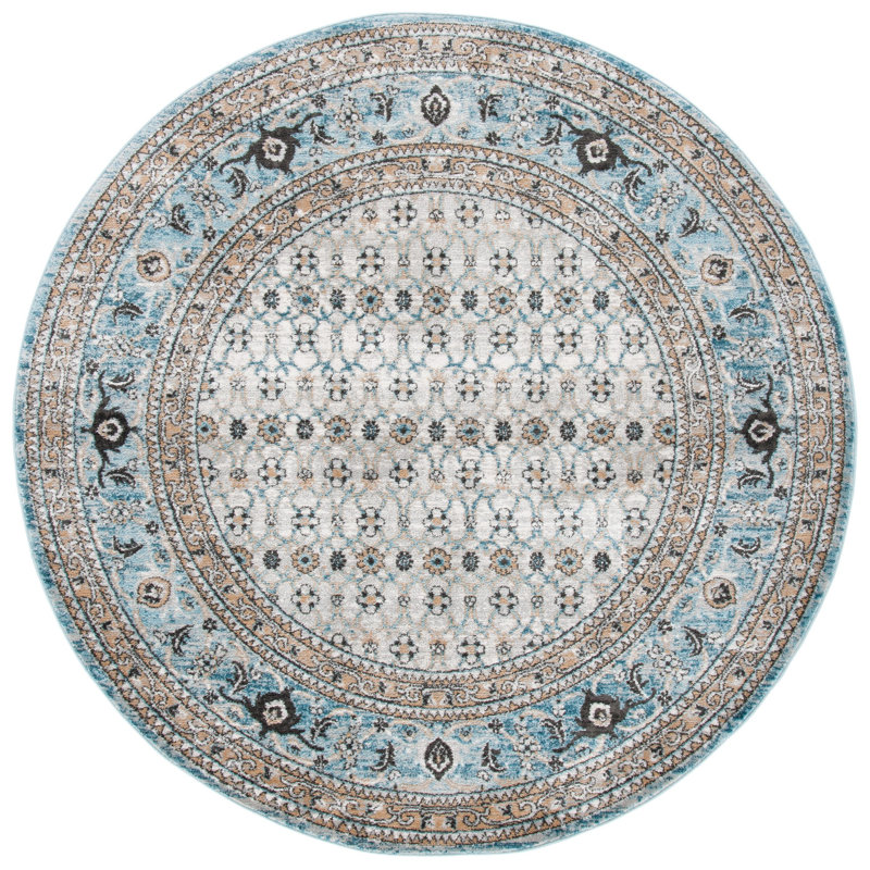 Agostino Performance Oriental Rug, Round 6'7"