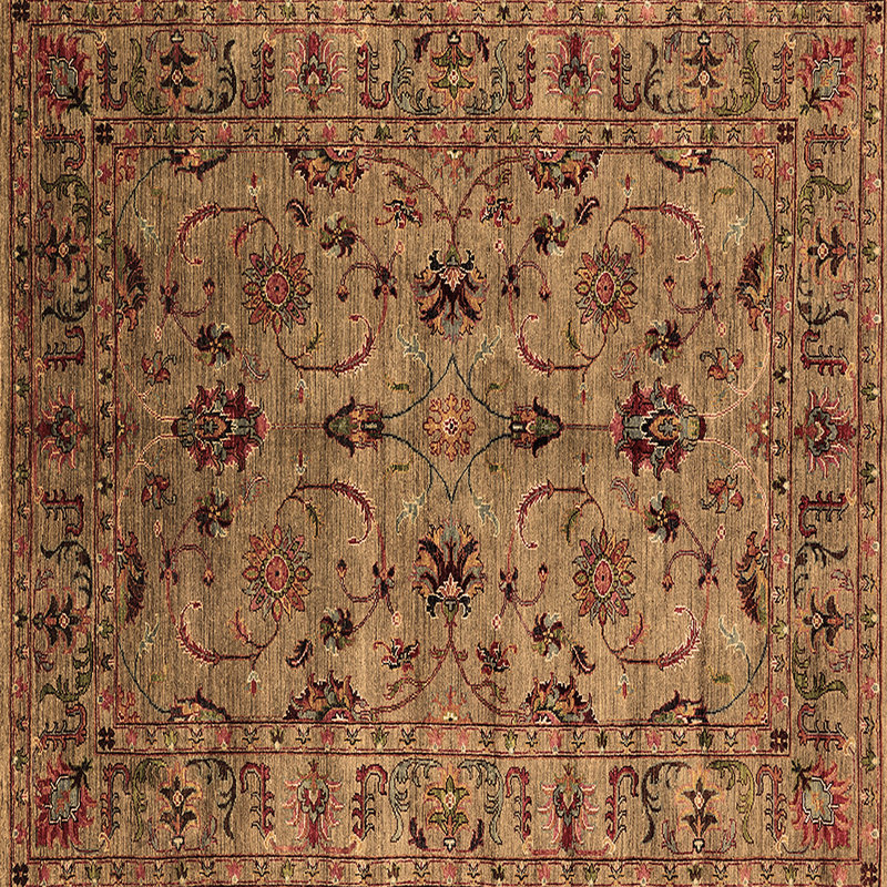 Patris Oriental Indoor Rug, Square 7'