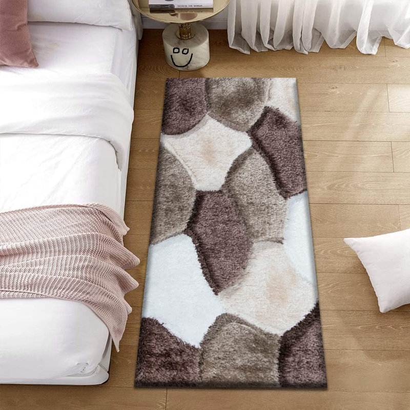 Shag Area Rug, Rectangle 60 x 110 cm