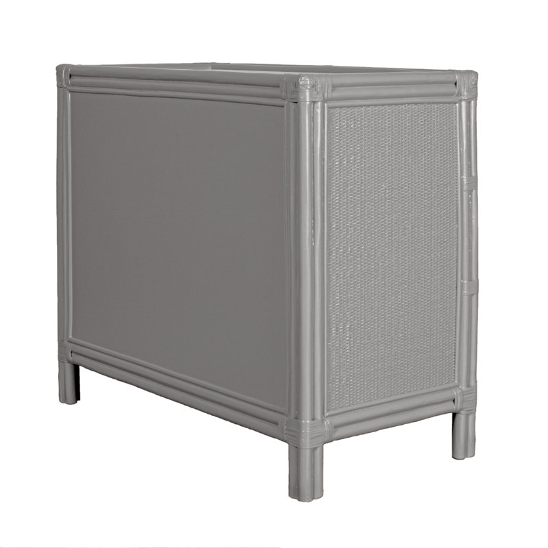 Aruba 4 - Drawer Nightstand, Light Gray